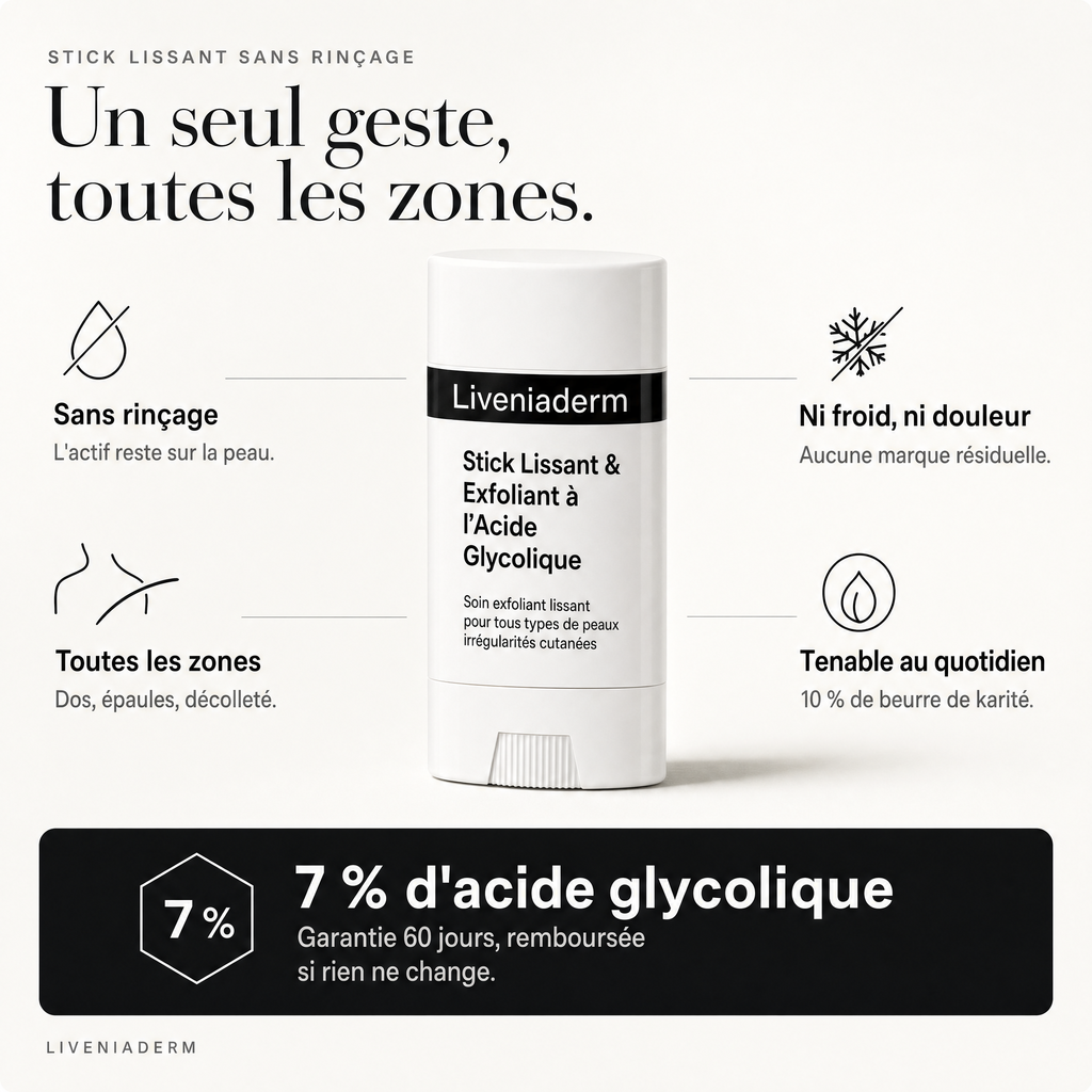 Stick Lissant Sans Rinçage — 7 % glycolique